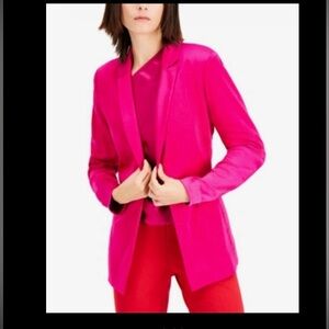 INC International Concepts Fuchsia Satin Blazer